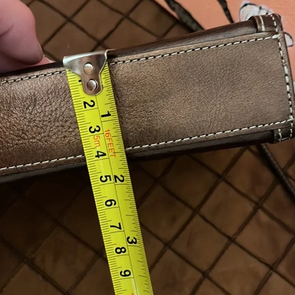 Pelle Studio bronze leather mini clutch wristlet - Picture 14 of 15